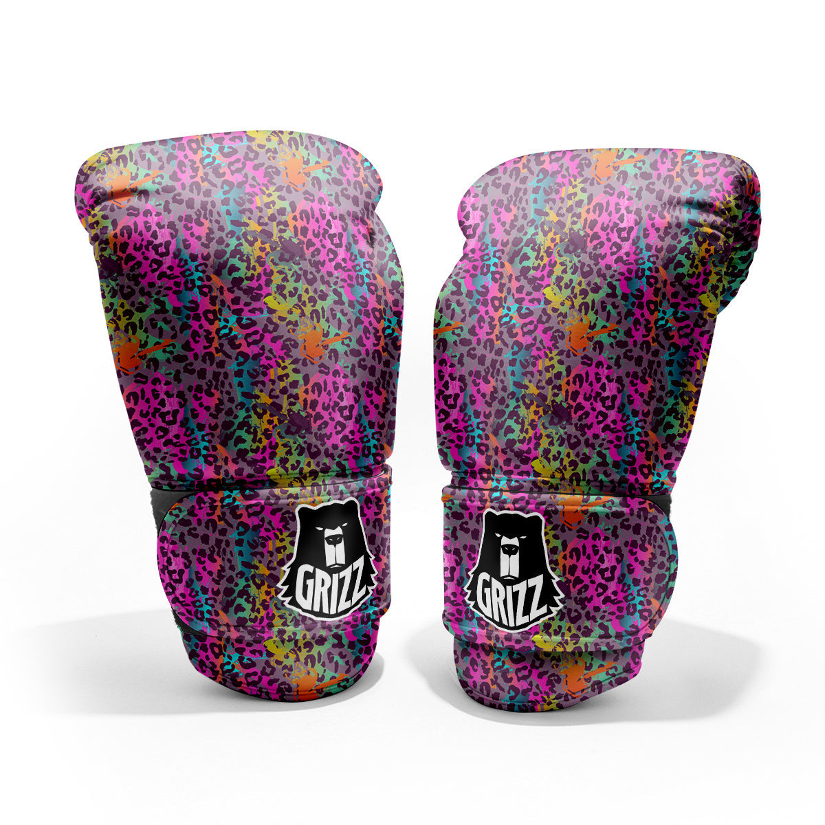 Leopard Colorful Print Pro Boxing Glove