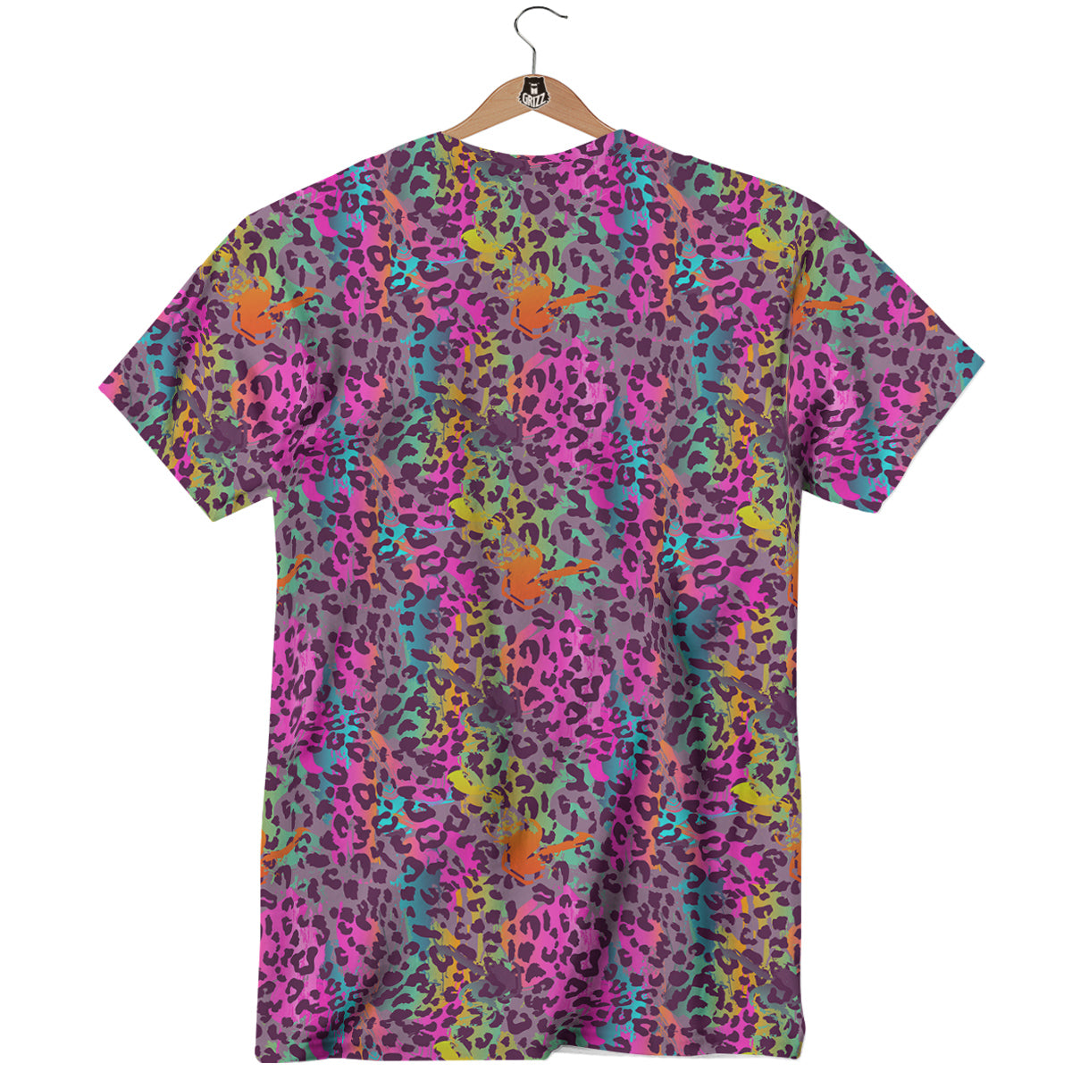Leopard Colorful Print T-Shirt-grizzshop