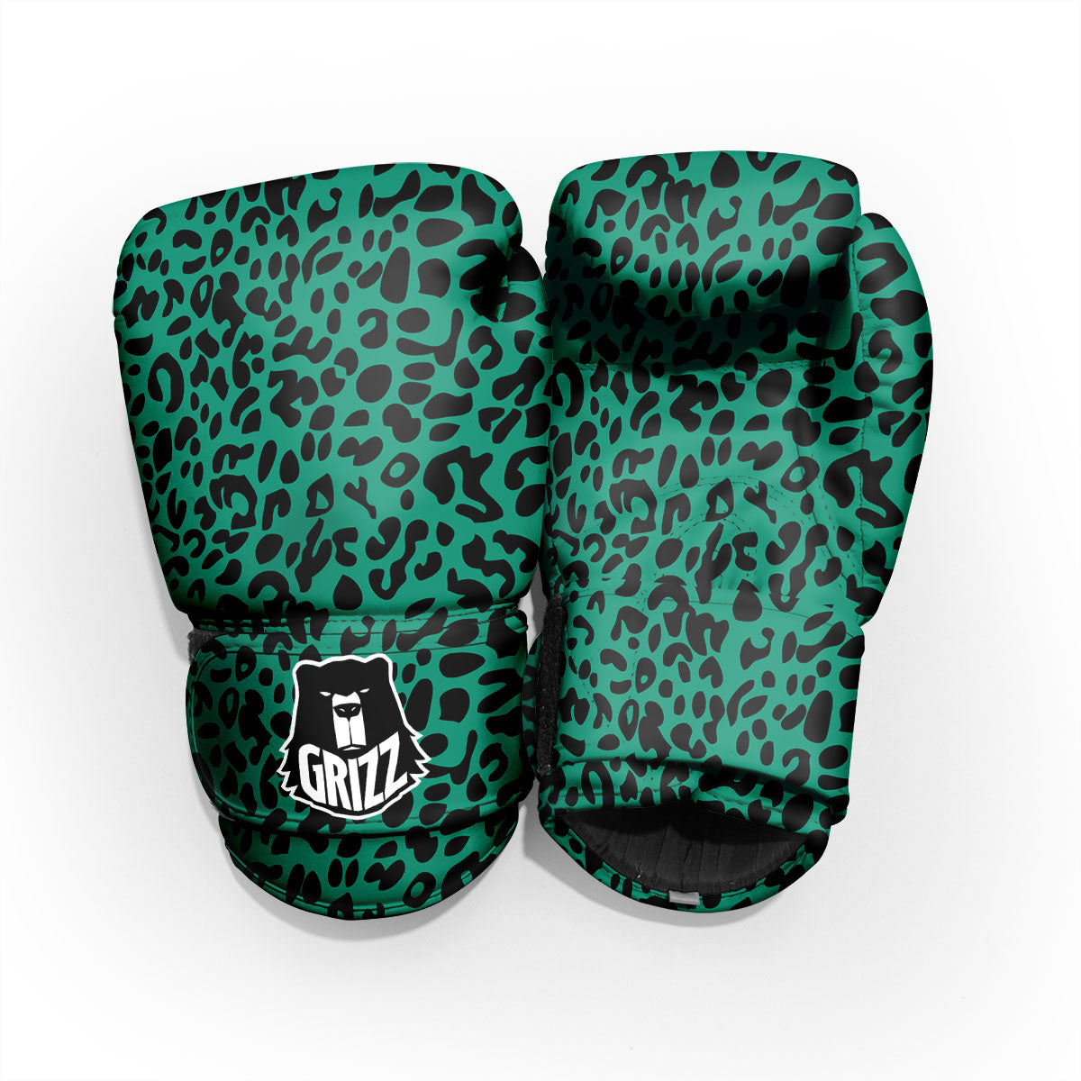 Leopard Green Print Pro Boxing Glove