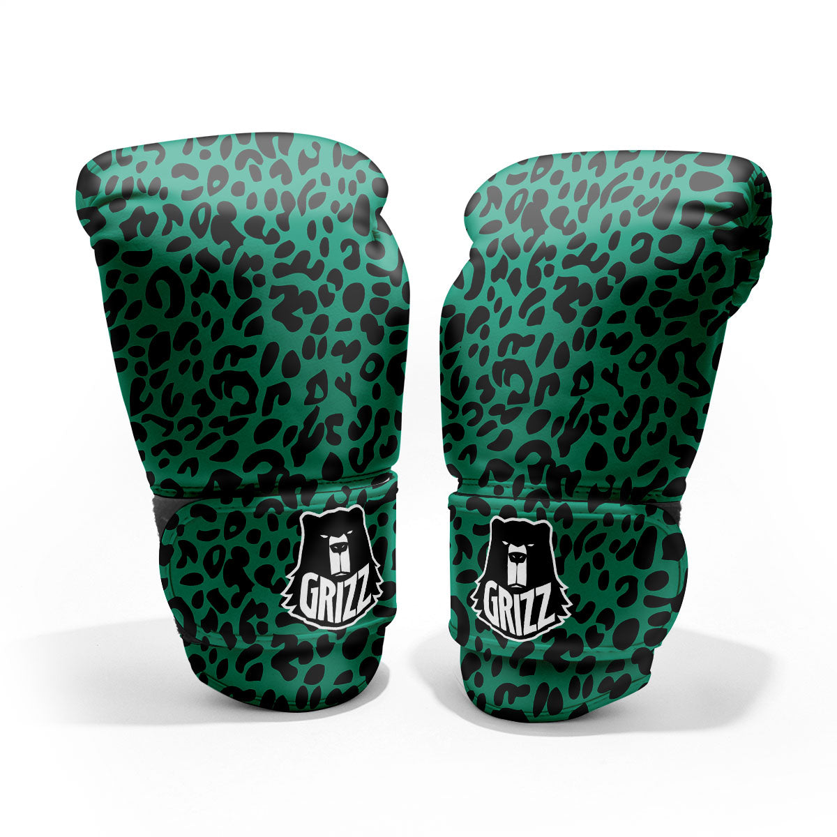 Leopard Green Print Pro Boxing Glove