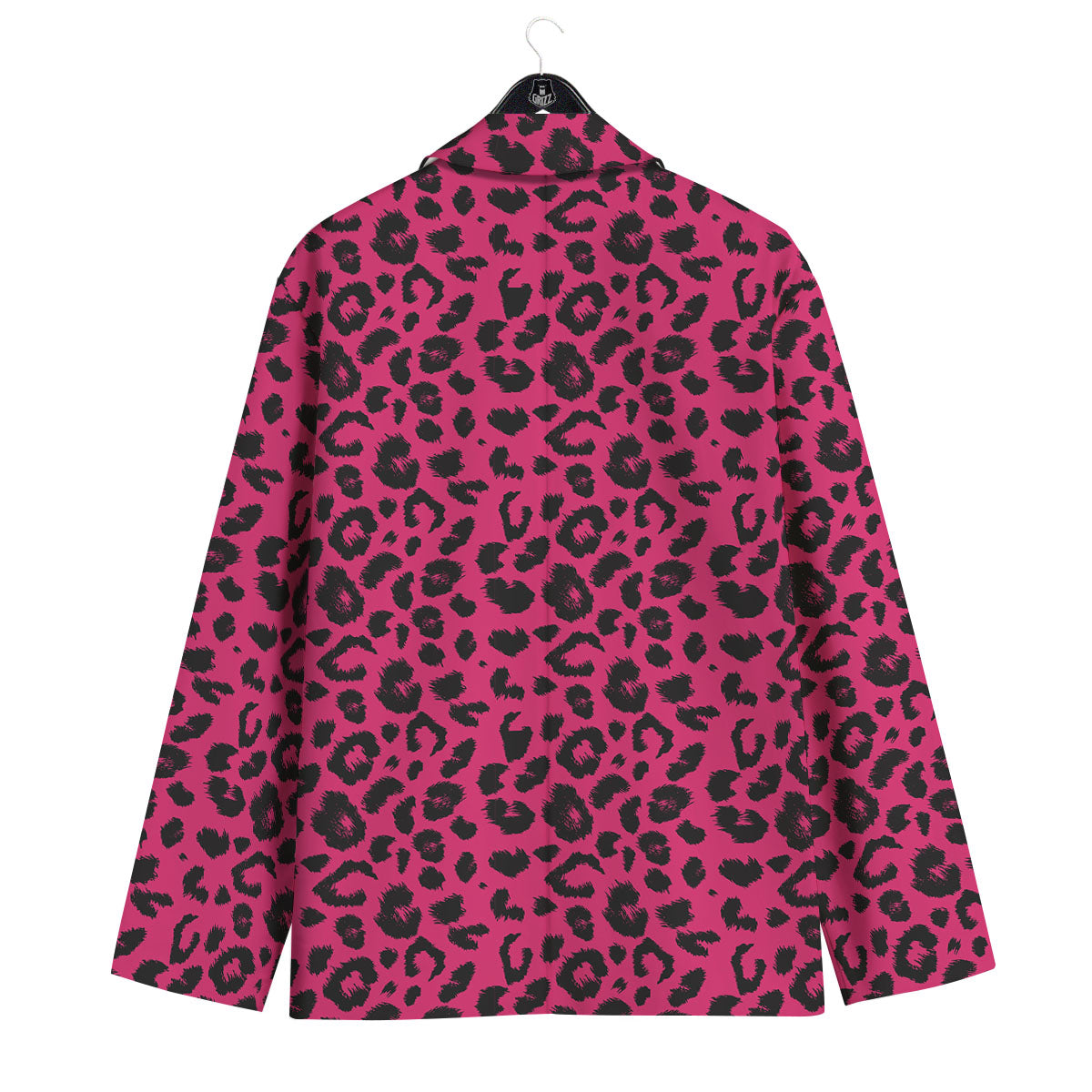 Leopard Hot Pink Print Men's Sport Coat-grizzshop