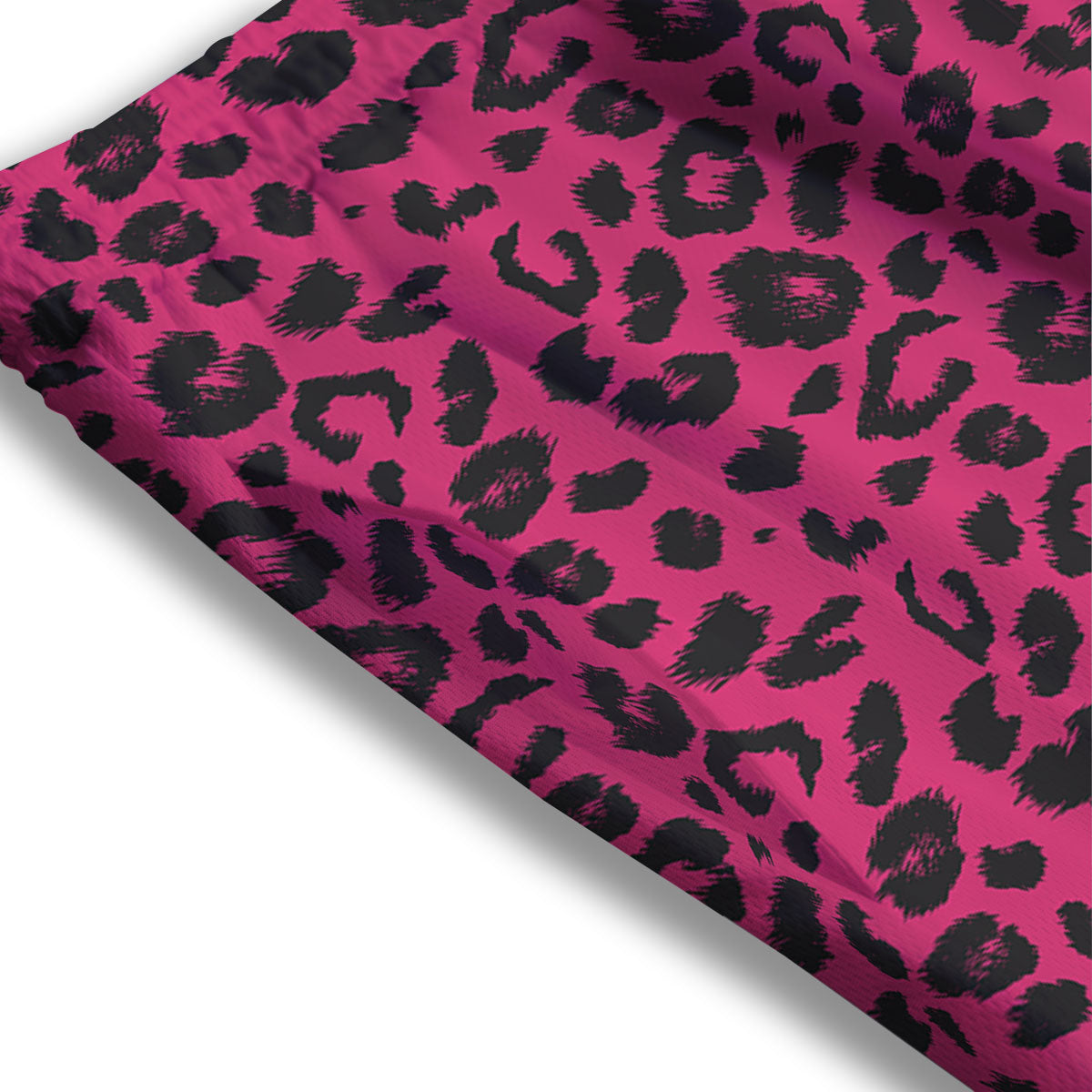 Leopard Hot Pink Print Mesh Shorts