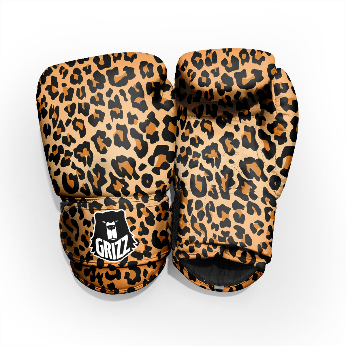 Leopard Orange Print Pro Boxing Glove