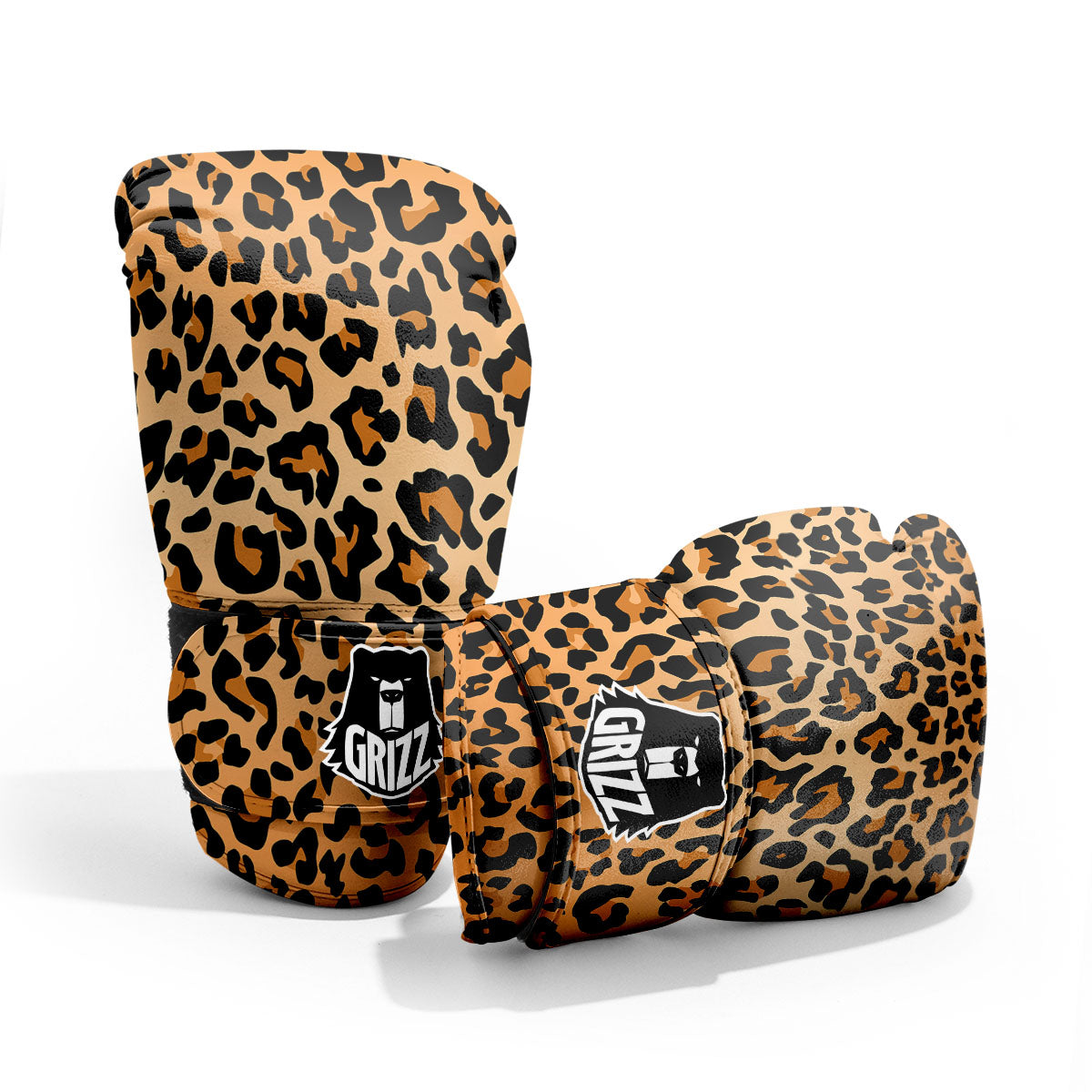 Leopard Orange Print Pro Boxing Glove