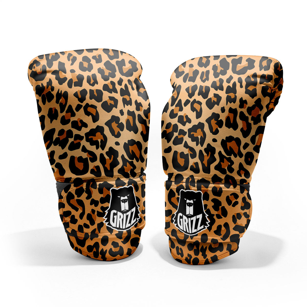Leopard Orange Print Pro Boxing Glove