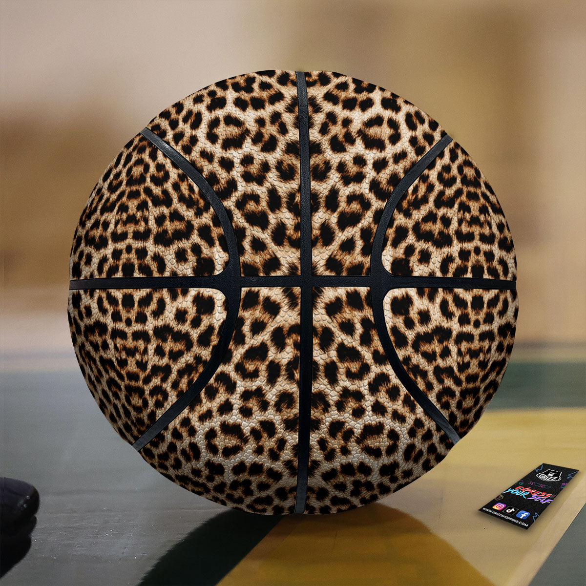 Leopard Pattern Basketball-grizzshop