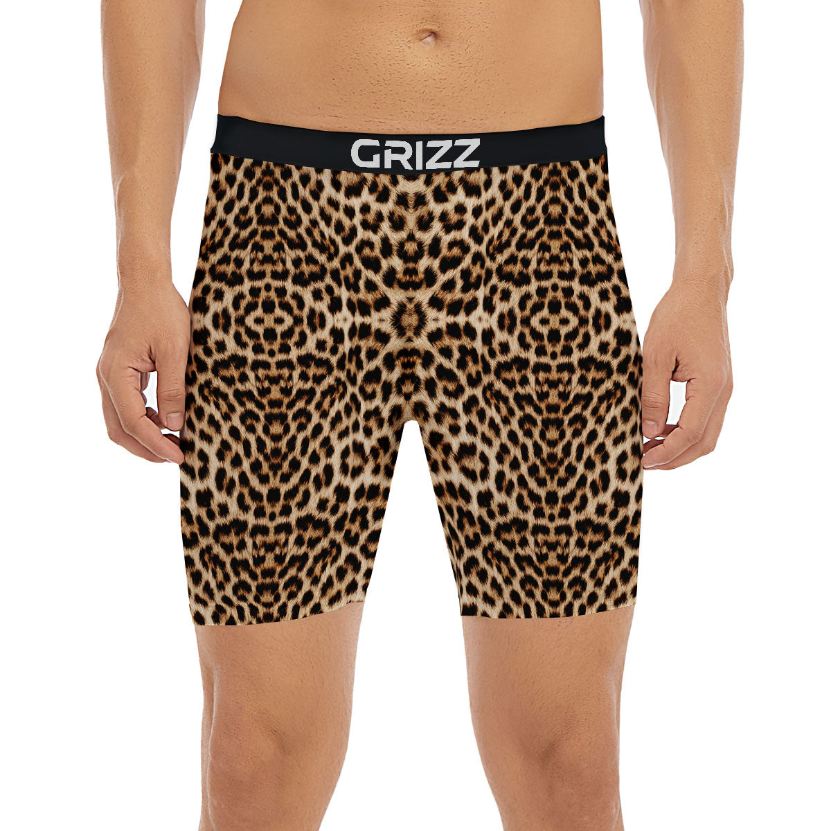 Leopard Pattern Boxer Briefs-grizzshop