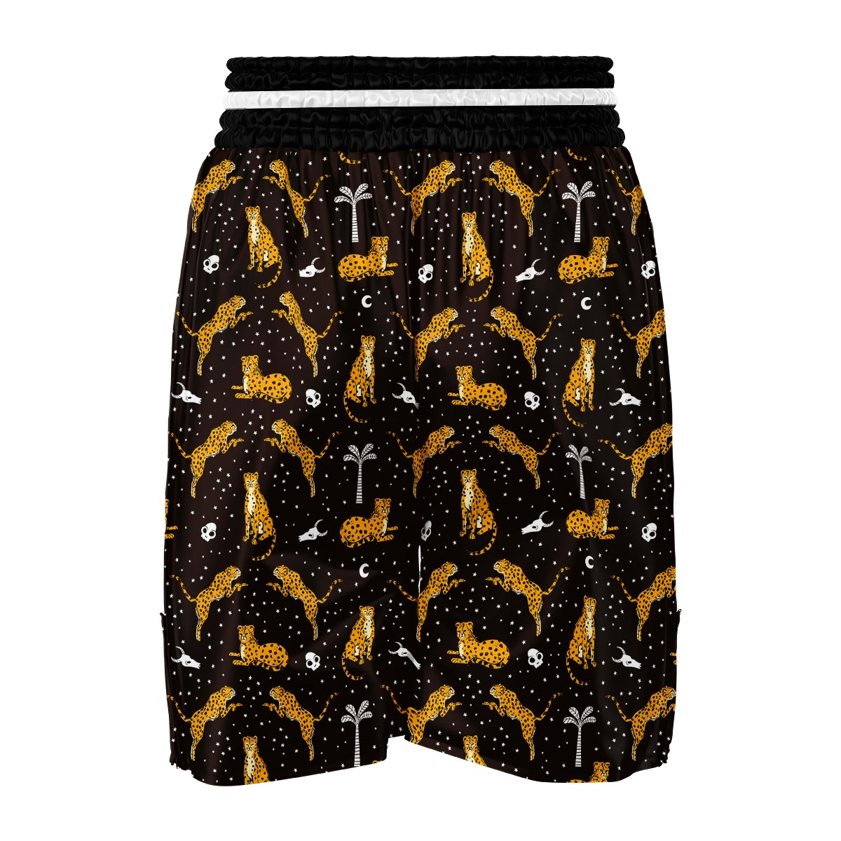 Leopard Pattern Boxing Shorts-grizzshop