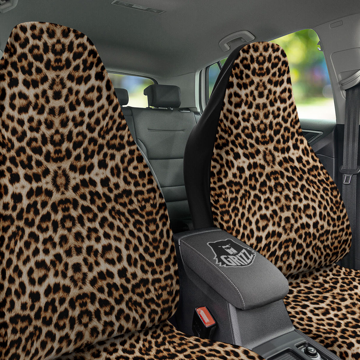 Leopard Pattern Car Seat Covers-grizzshop
