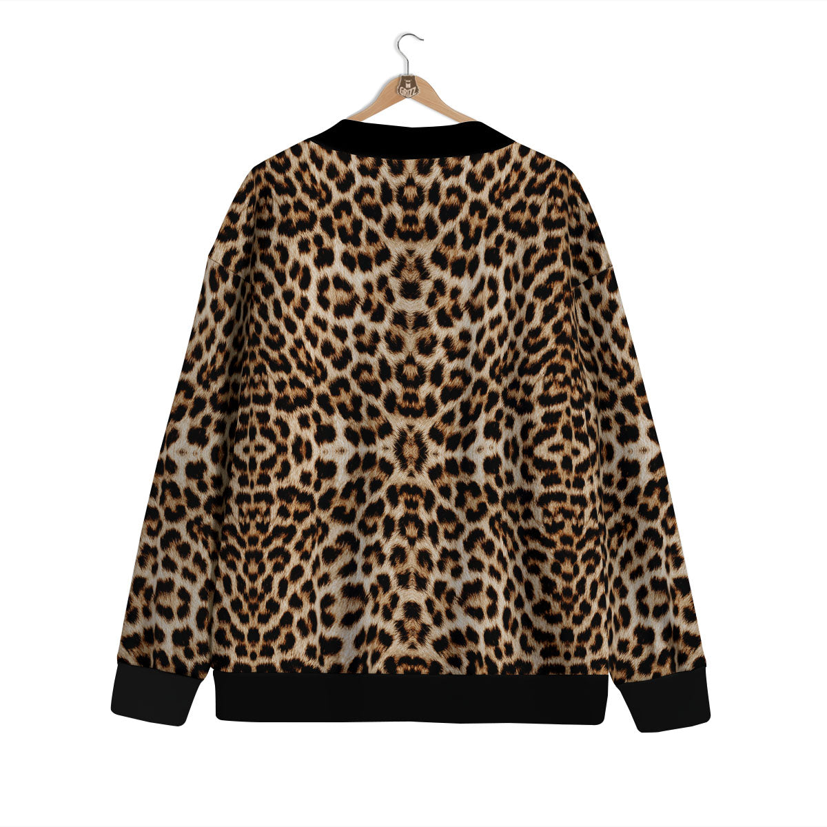 Leopard Pattern Cardigan-grizzshop