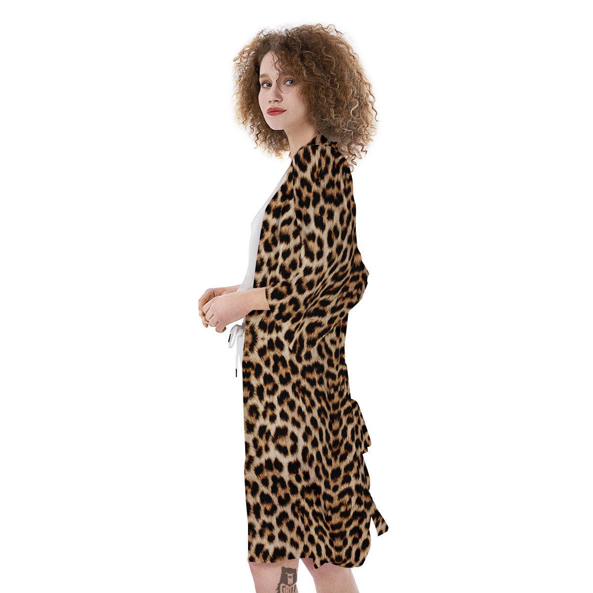 Leopard Pattern Kimono-grizzshop