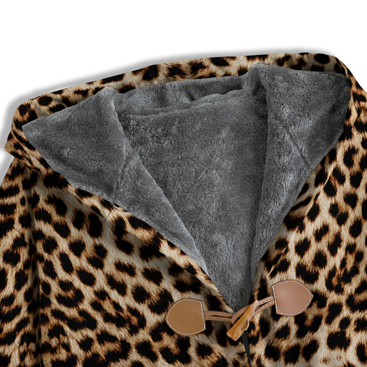 Leopard Pattern Men's Windbreaker Jacket-grizzshop