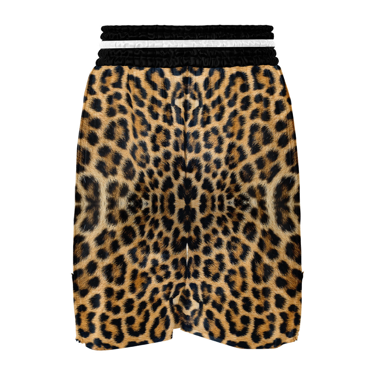 Leopard Pattern Print Boxing Shorts-grizzshop