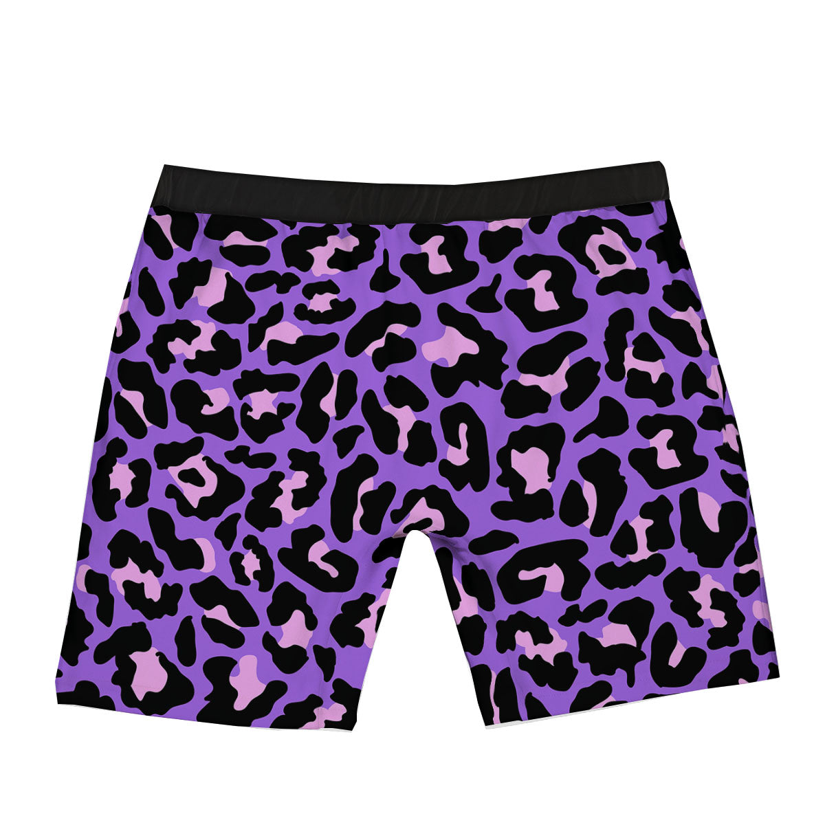 Leopard Pink And Purple Print Boxer Briefs-grizzshop