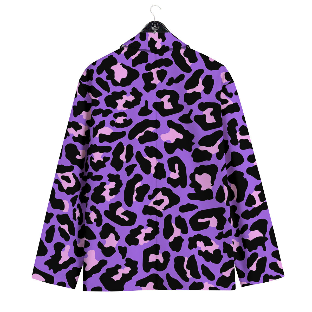 Leopard Pink And Purple Print Men's Sport Coat-grizzshop