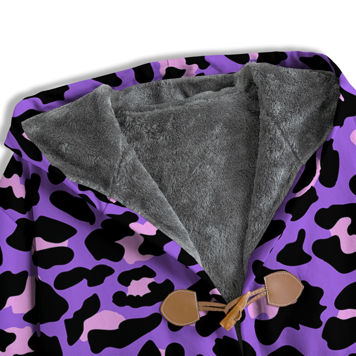 Leopard Pink And Purple Print Men's Windbreaker Jacket-grizzshop