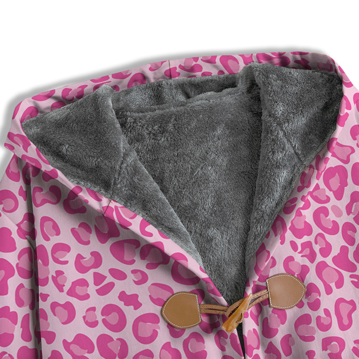 Leopard Pink Print Pattern Men's Windbreaker Jacket-grizzshop