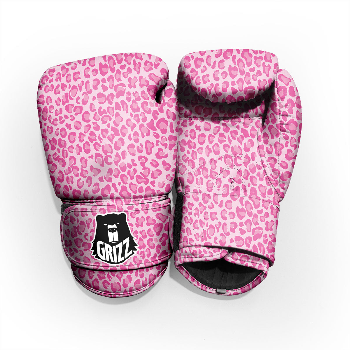 Leopard Pink Print Pattern Pro Boxing Glove