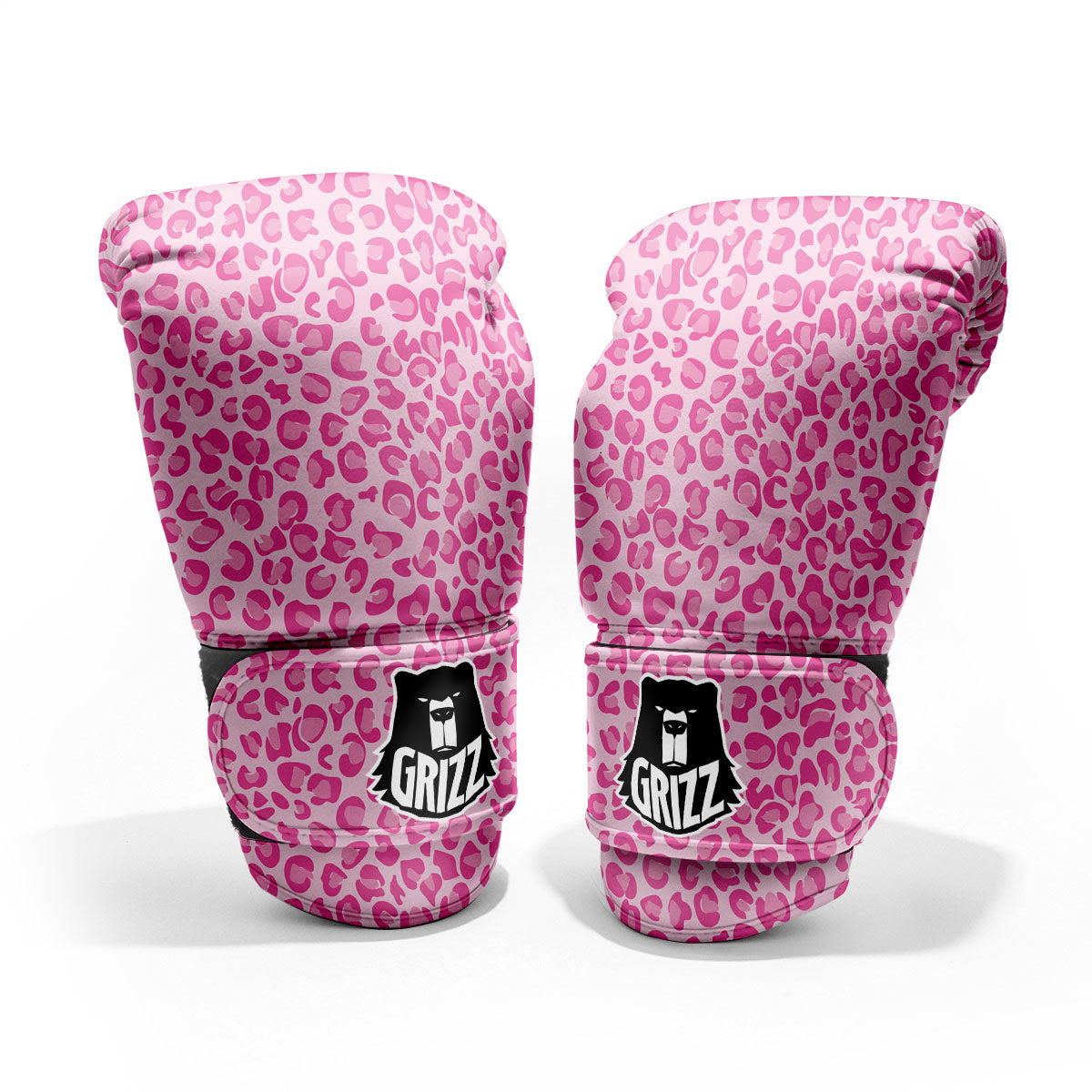 Leopard Pink Print Pattern Pro Boxing Glove