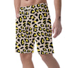 Leopard Print Men's Shorts-grizzshop