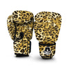 Leopard Print Pattern Boxing Gloves-grizzshop