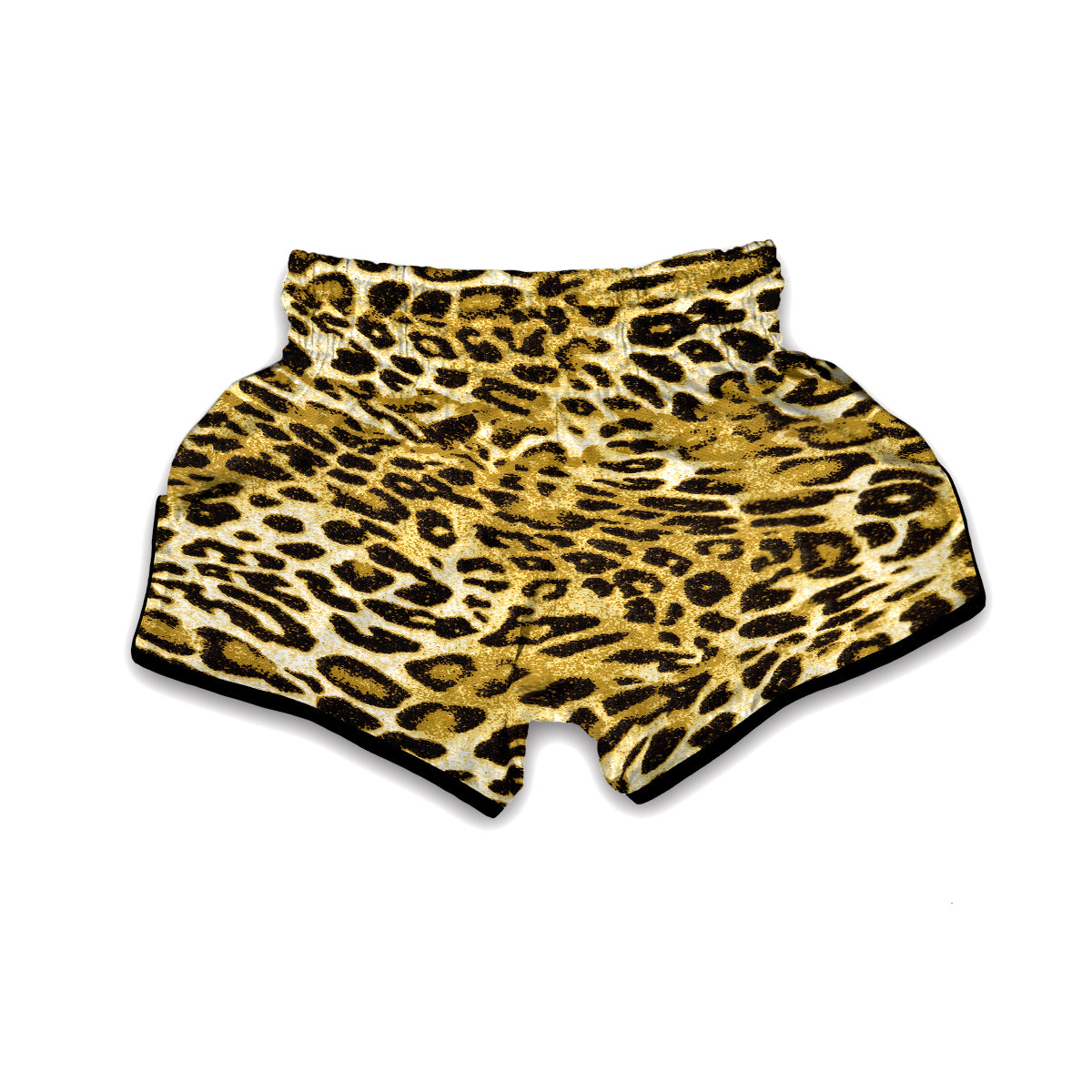 Leopard Print Pattern Muay Thai Boxing Shorts-grizzshop