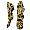 Leopard Print Pattern Muay Thai Shin Guards-grizzshop