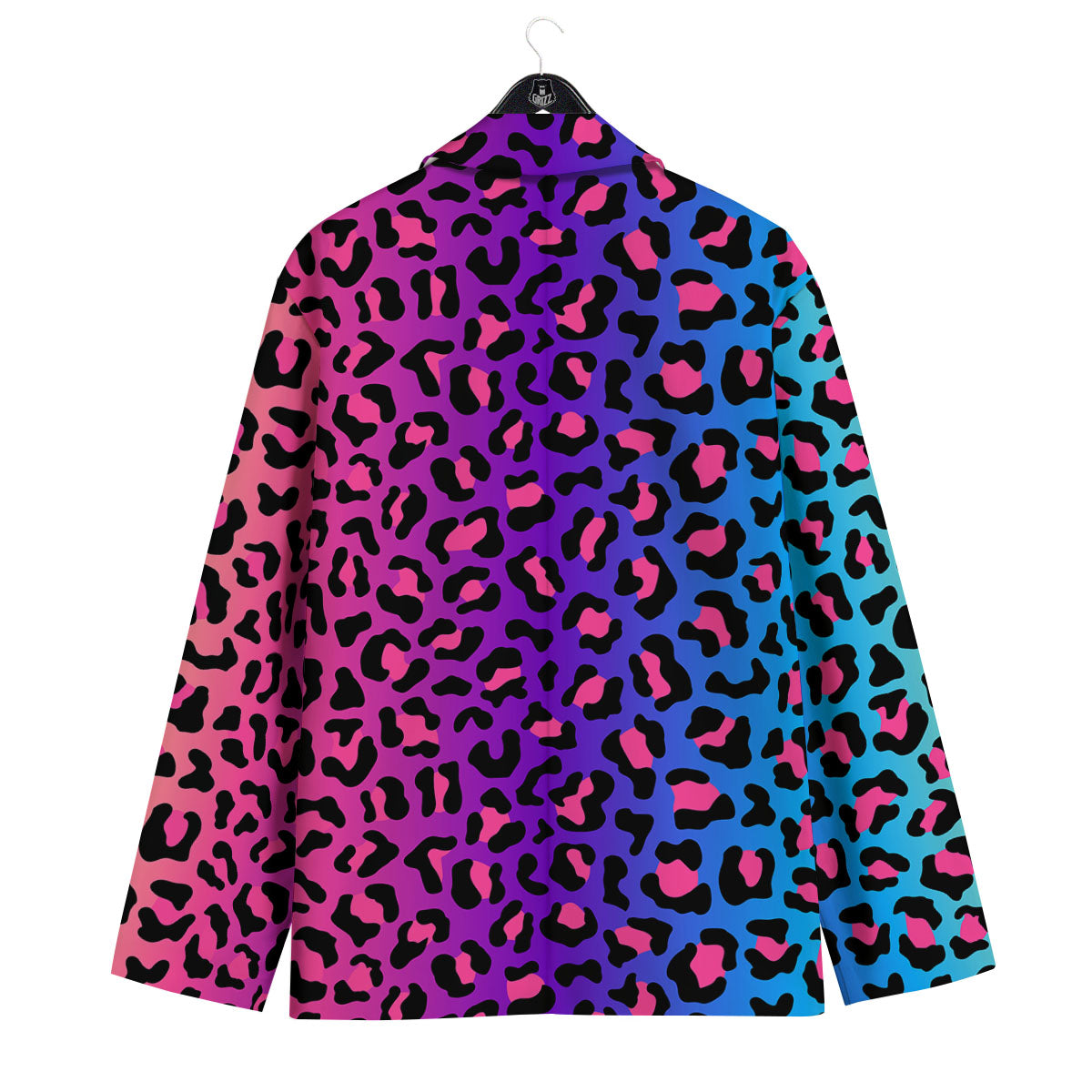 Leopard Rainbow Print Men's Sport Coat-grizzshop