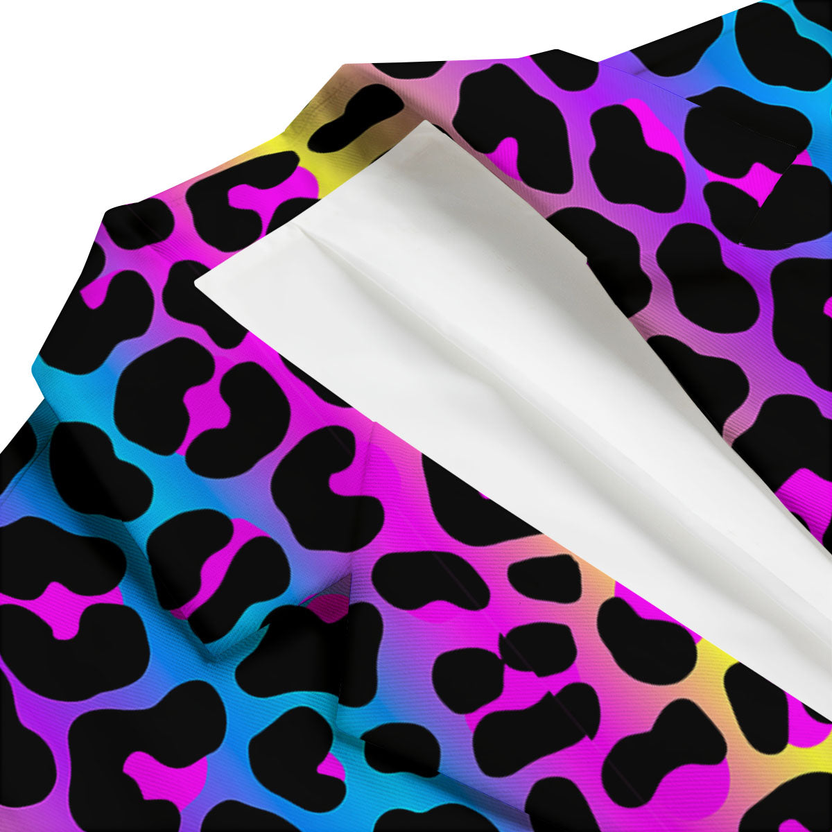 Leopard Rainbow Print Pattern Men's Blazer-grizzshop