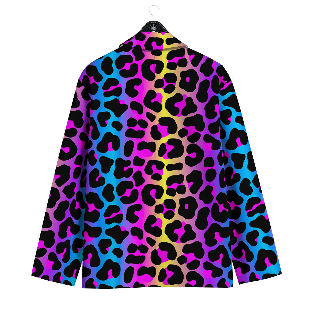 Leopard Rainbow Print Pattern Men's Sport Coat-grizzshop
