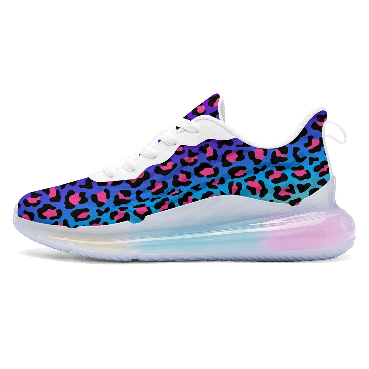 Leopard Rainbow Print Running Sneakers-grizzshop