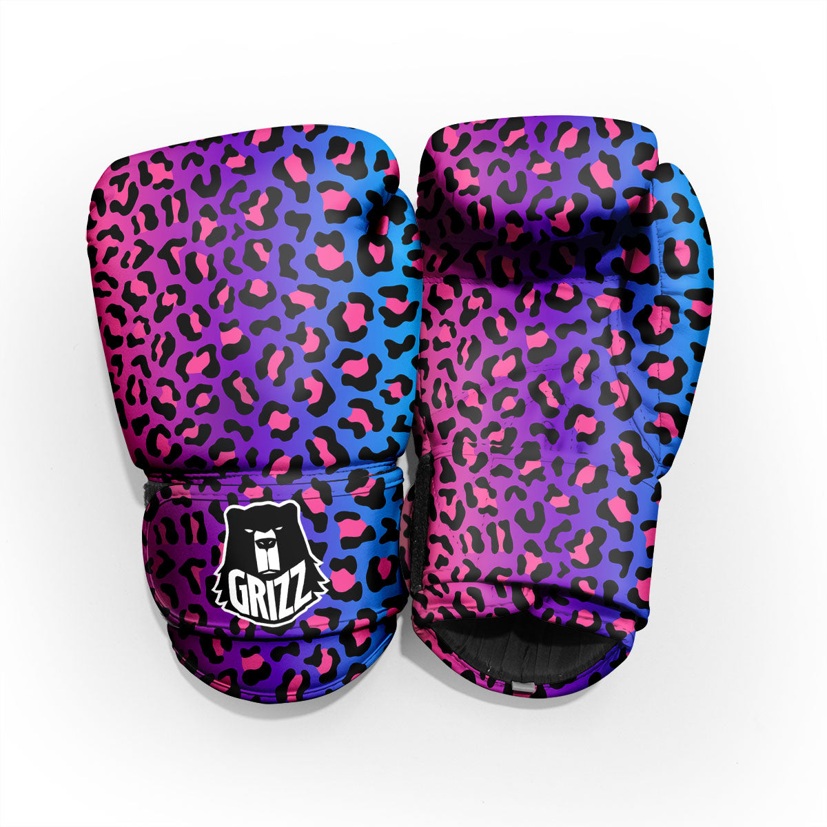 Leopard Rainbow Print Pro Boxing Glove
