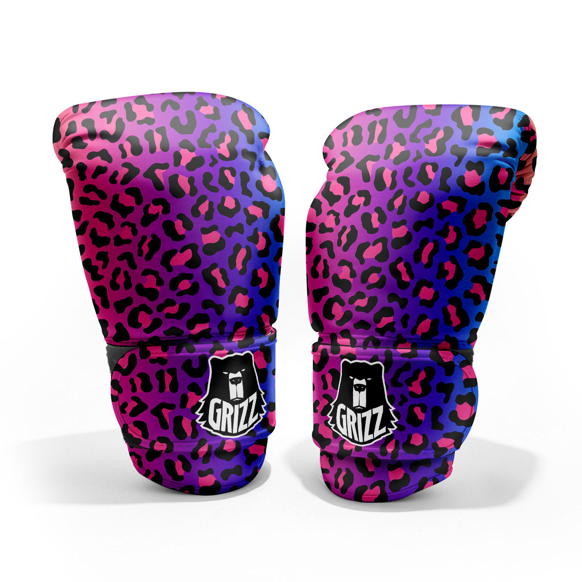 Leopard Rainbow Print Pro Boxing Glove