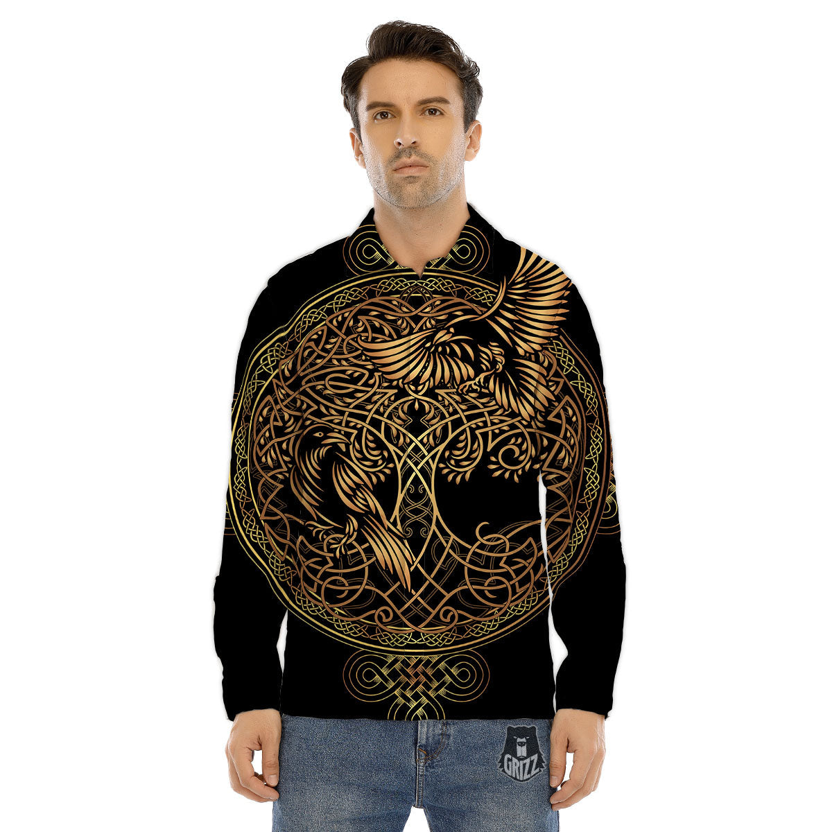 Leopard Red Print Pattern Men's Dress Shirts-grizzshop
