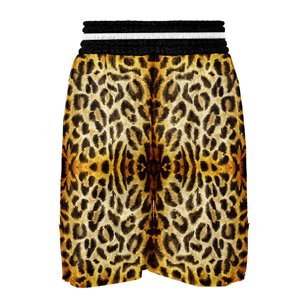 Leopard Skin Print Boxing Shorts-grizzshop