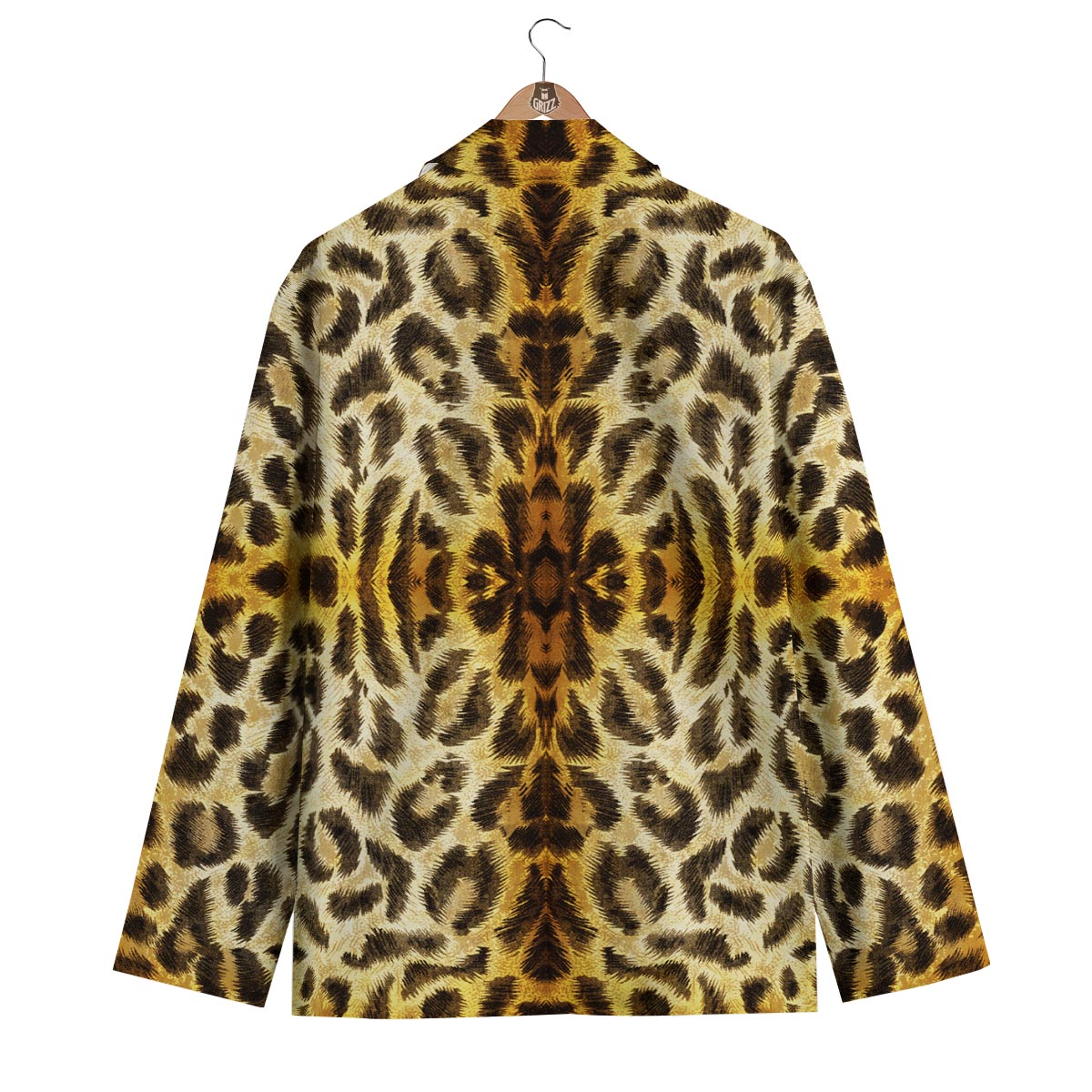 Leopard Skin Print Men's Blazer-grizzshop