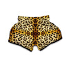 Leopard Skin Print Muay Thai Boxing Shorts-grizzshop