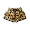 Leopard Skin Print Muay Thai Boxing Shorts-grizzshop