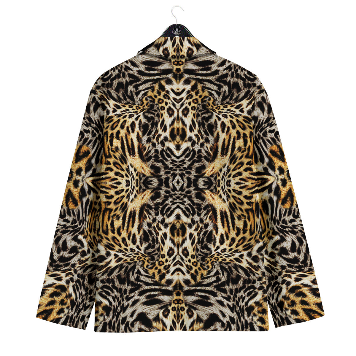 Leopard Skin Texture Print Pattern Men's Sport Coat-grizzshop