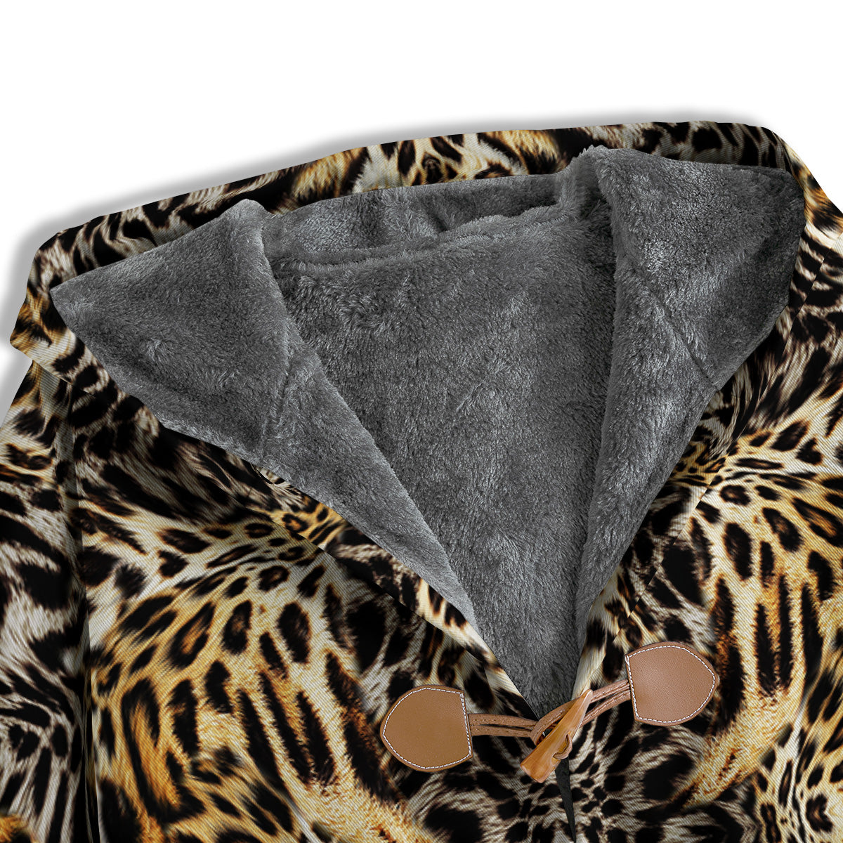 Leopard Skin Texture Print Pattern Men's Windbreaker Jacket-grizzshop