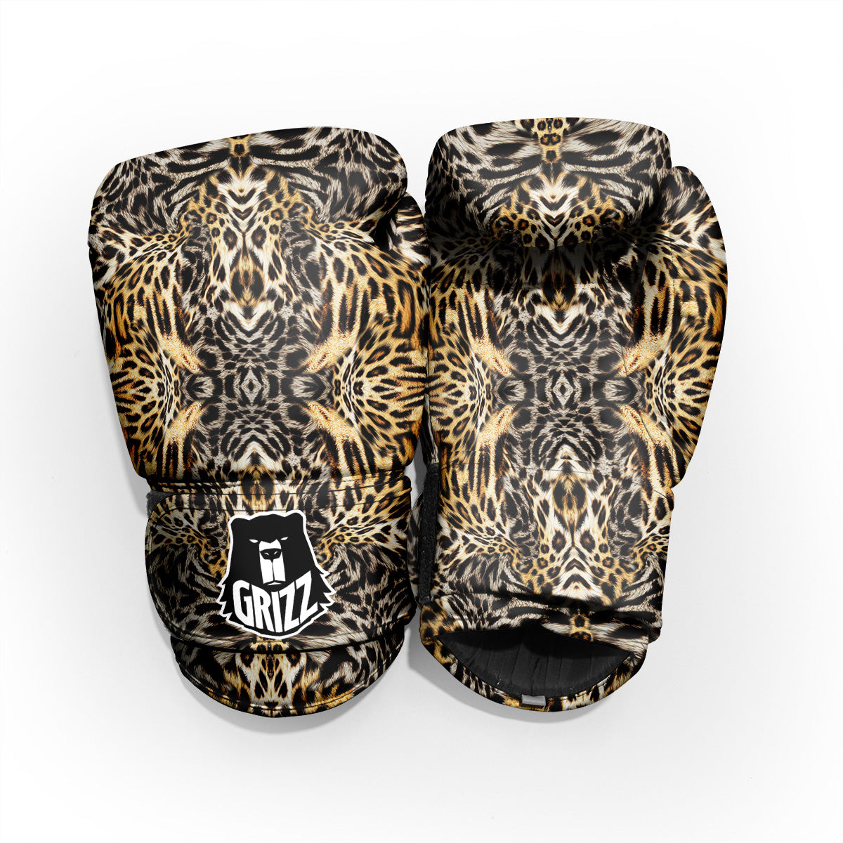 Leopard Skin Texture Print Pattern Pro Boxing Glove