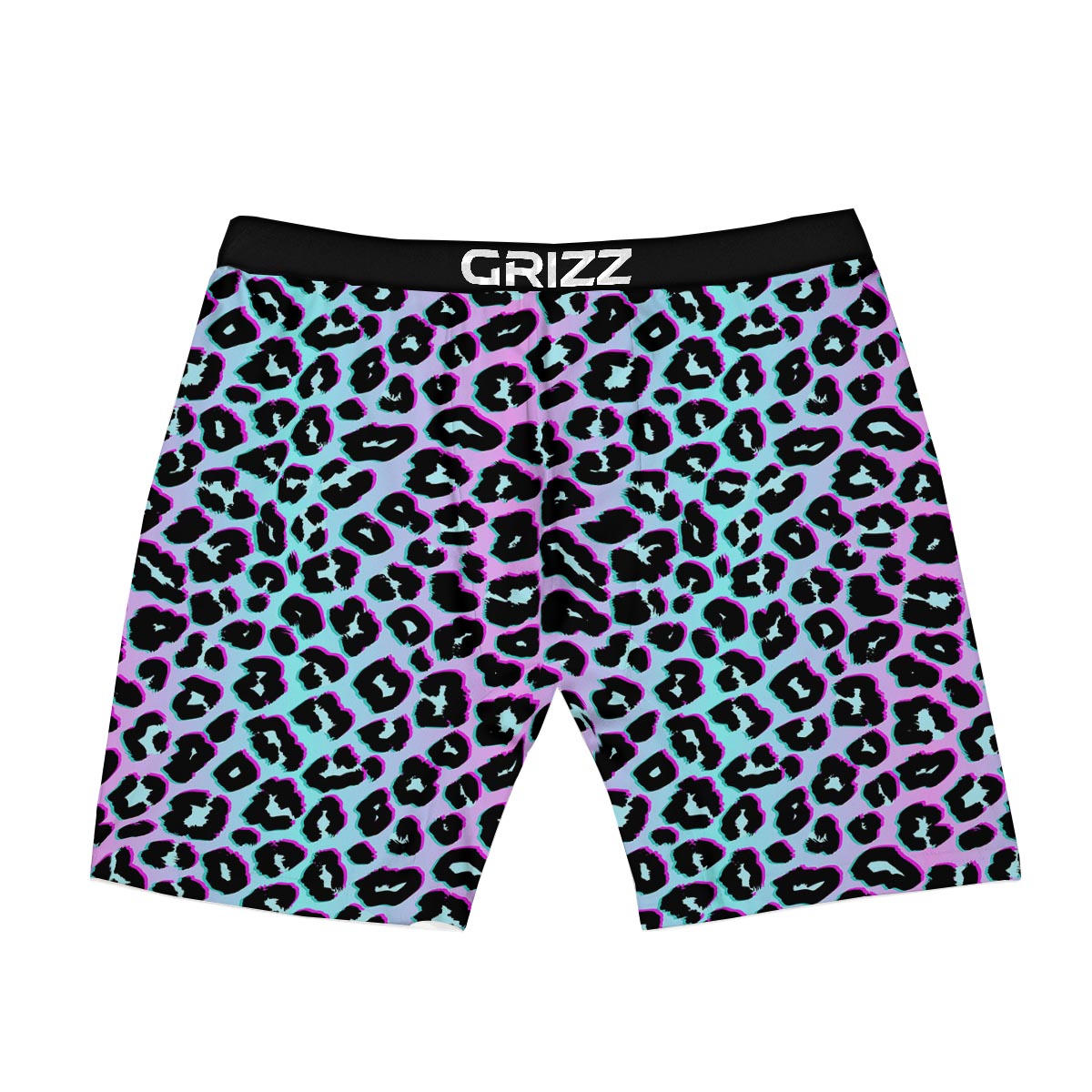 Leopard Trippy Psychedelic Print Pattern Boxer Briefs-grizzshop