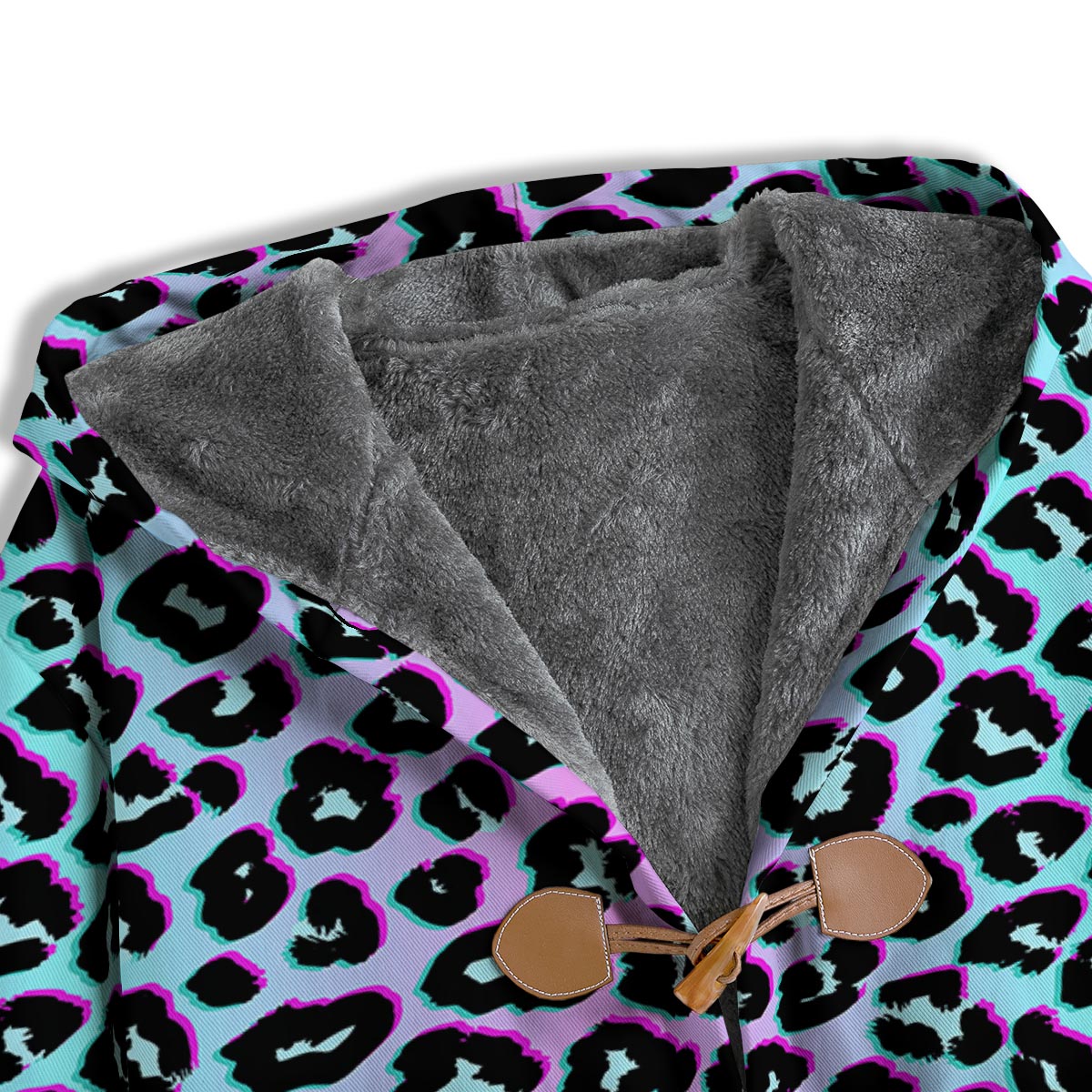 Leopard Trippy Psychedelic Print Pattern Men's Windbreaker Jacket-grizzshop