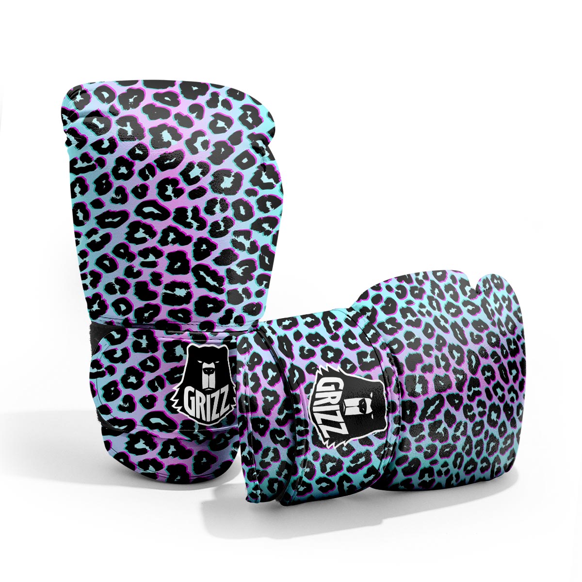 Leopard Trippy Psychedelic Print Pattern Pro Boxing Glove