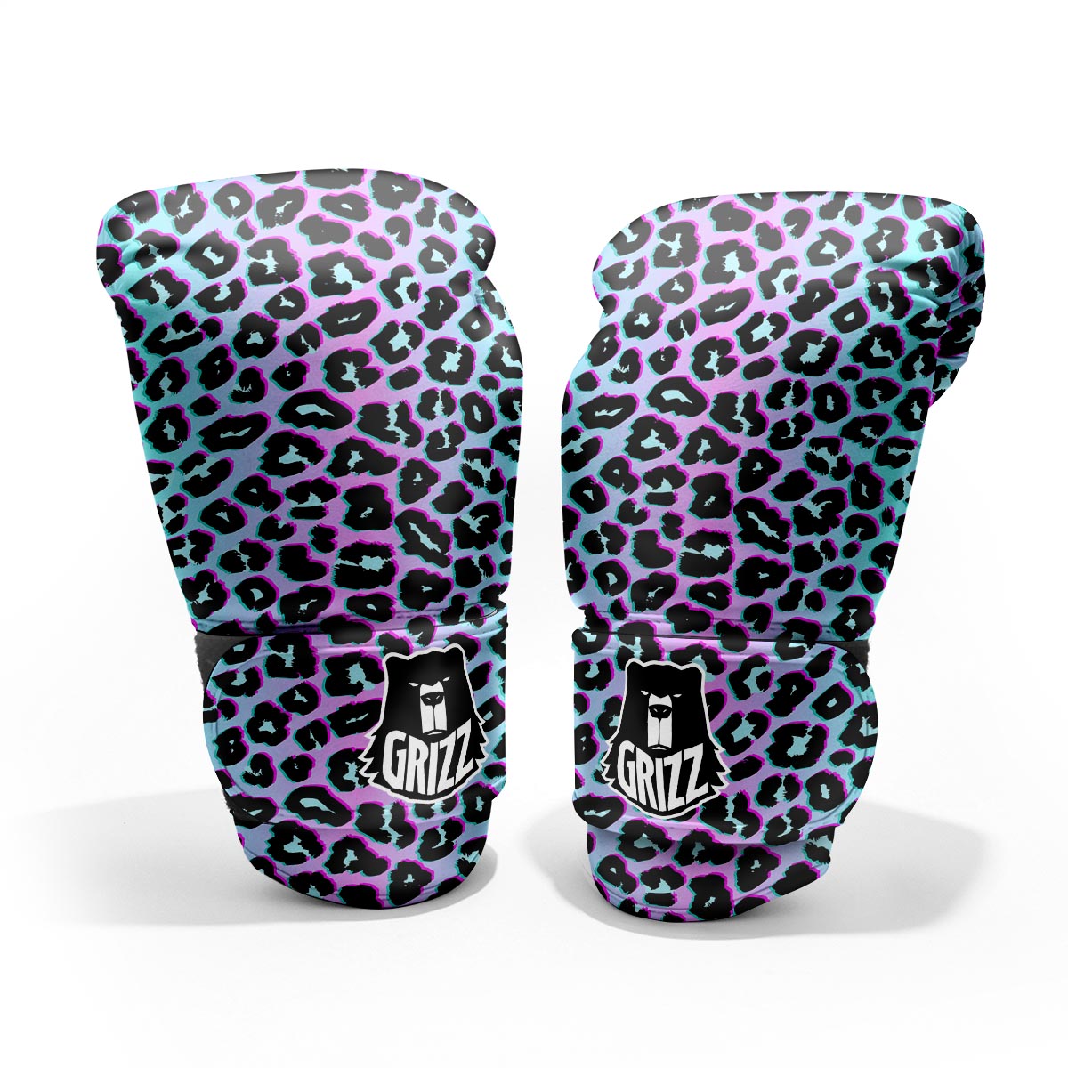 Leopard Trippy Psychedelic Print Pattern Pro Boxing Glove