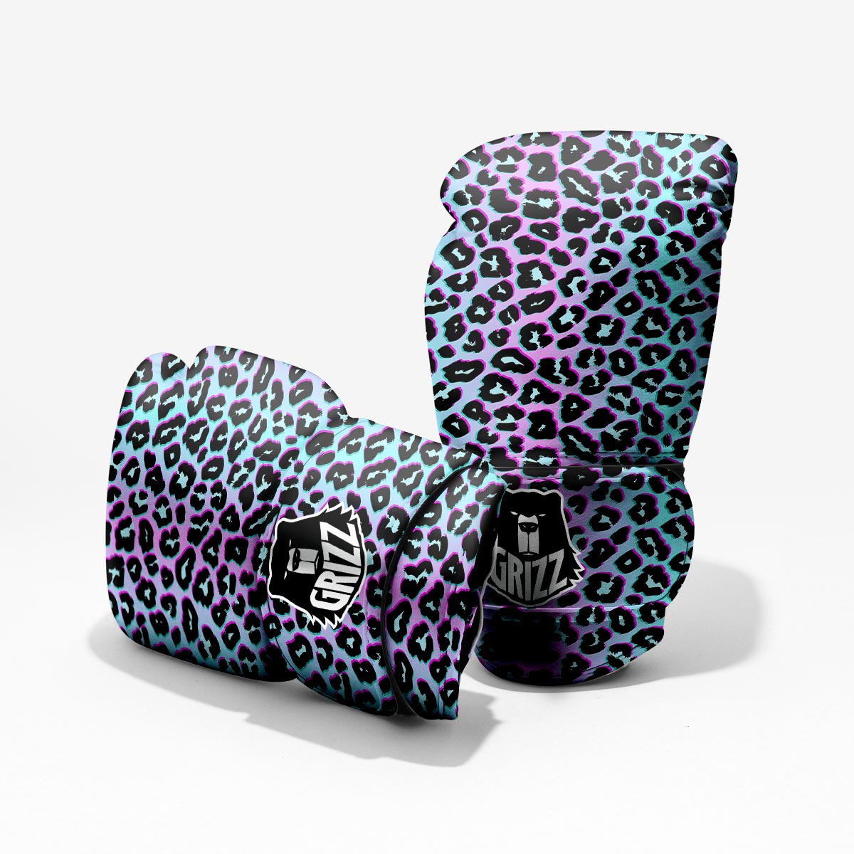 Leopard Trippy Psychedelic Print Pattern Pro Boxing Glove