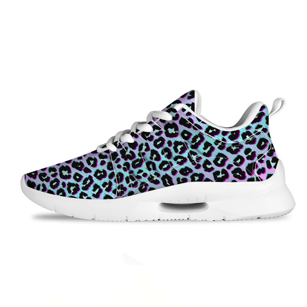 Leopard Trippy Psychedelic Print Pattern Tennis Shoes-grizzshop