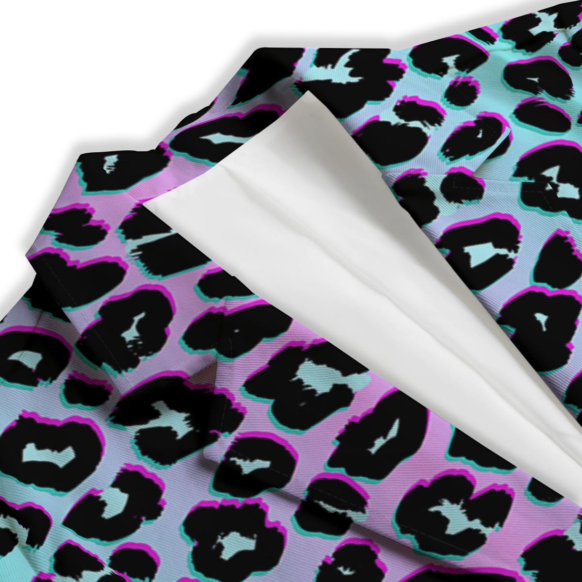 Leopard Trippy Psychedelic Print Pattern Women's Blazer-grizzshop