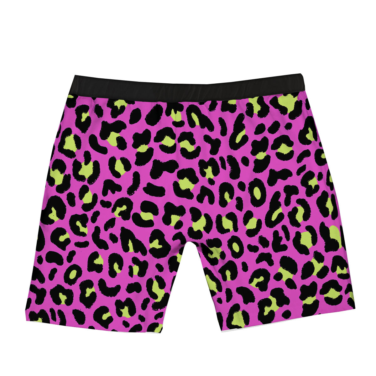 Leopard Yellow And Pink Print Boxer Briefs-grizzshop