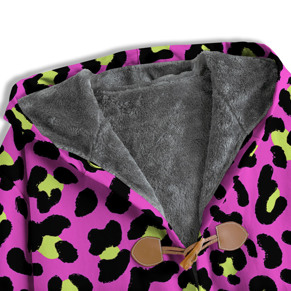Leopard Yellow And Pink Print Men's Windbreaker Jacket-grizzshop